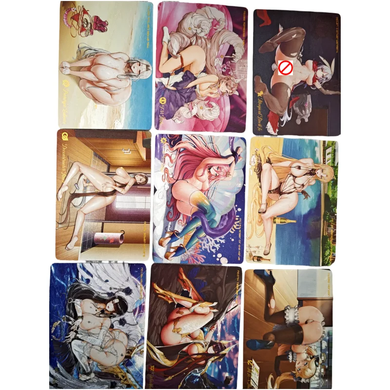 27Pcs/Set ACG Cards Last Origin Anime Game Characters Self Made Collection Coarse Flash Card DIY Toys Gift Part1-3 Wrong Version