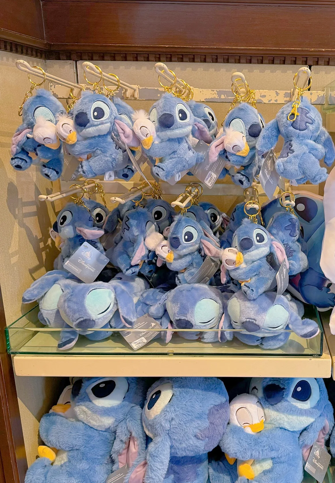 Disney Limited Stitch Pillow Doll, Limited Plush Doll, Pingente chave, Coleção do presente de aniversário, Graduação, Coleção oficial