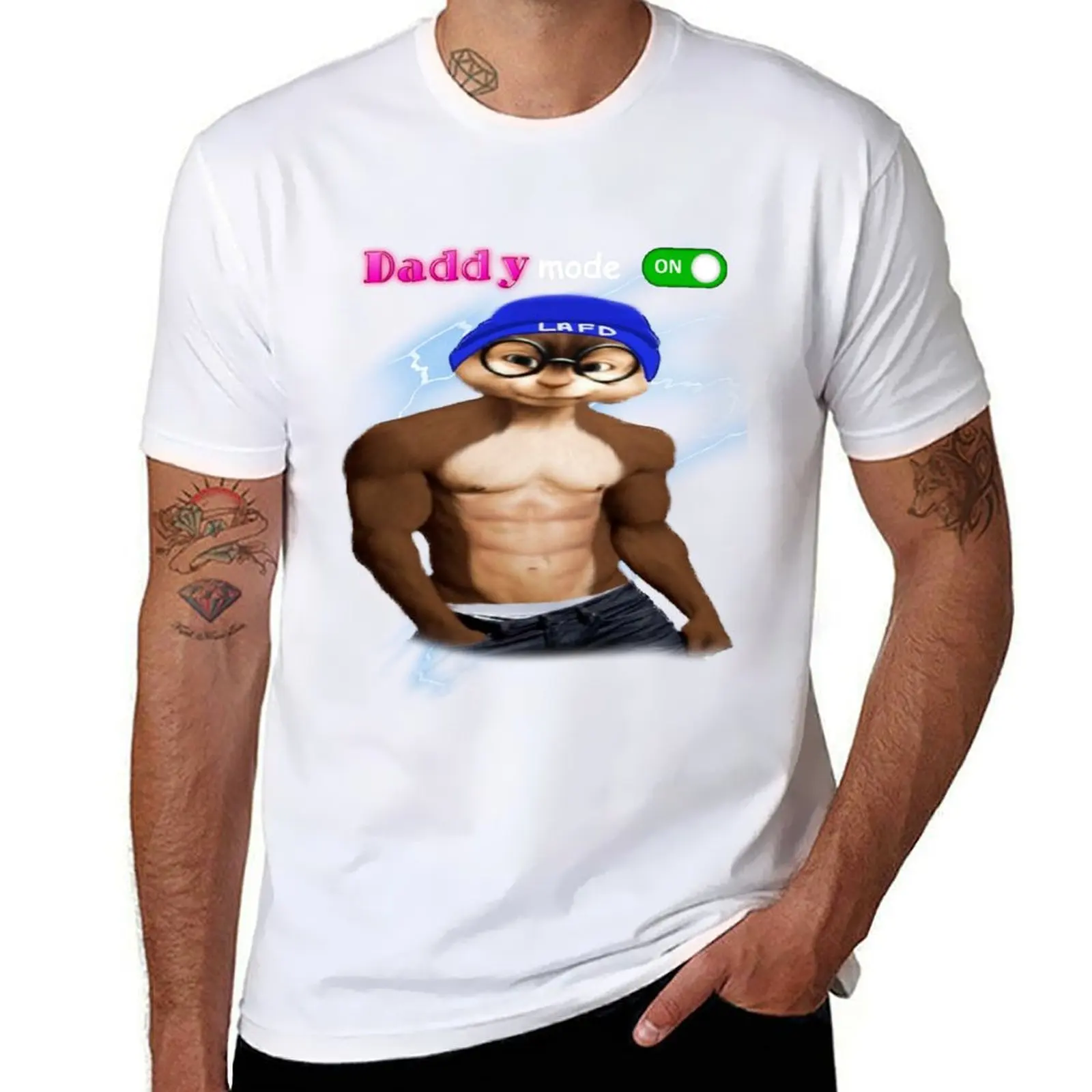 

daddy mode on T-Shirt t shirts for man pack cotton cotton t shirt man T-Shirt