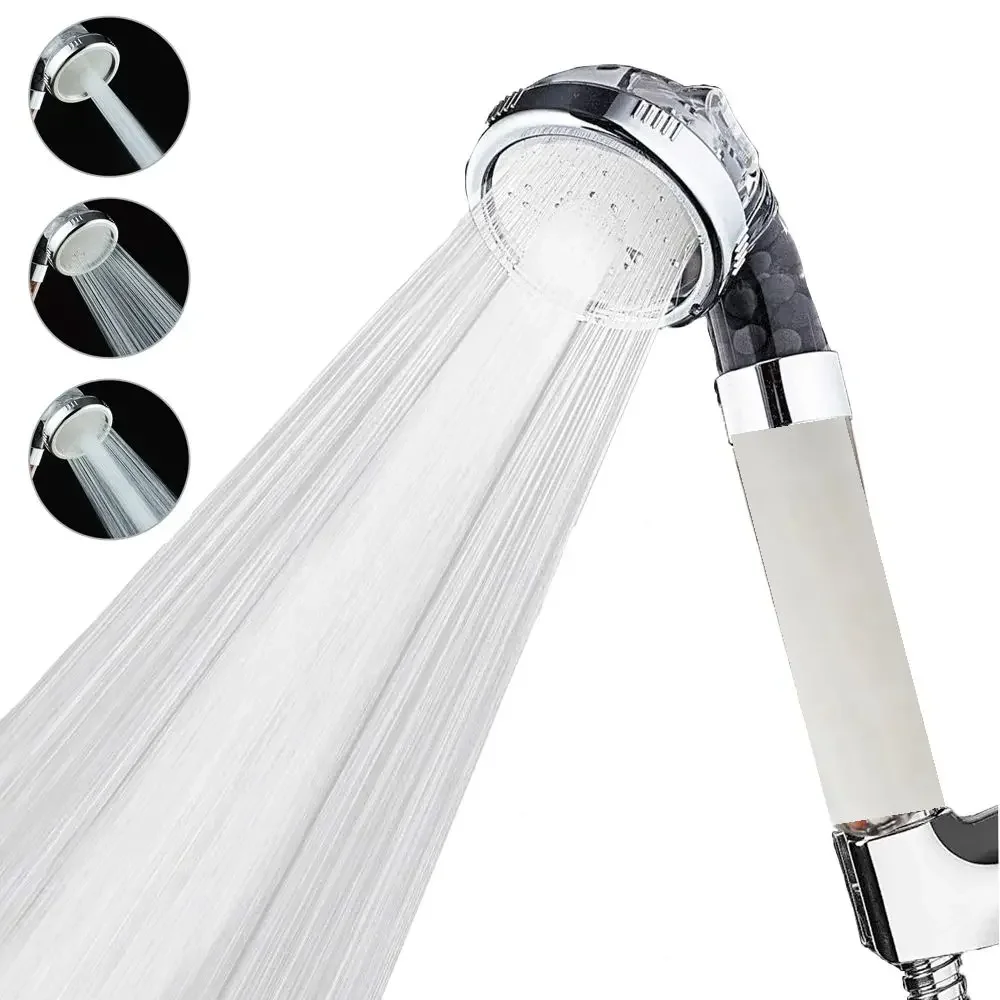 

3 Mode Water Purifier Filter Shower Head High Pressure Showers Bathroom Set High Pressure Multifunctional Purification Device