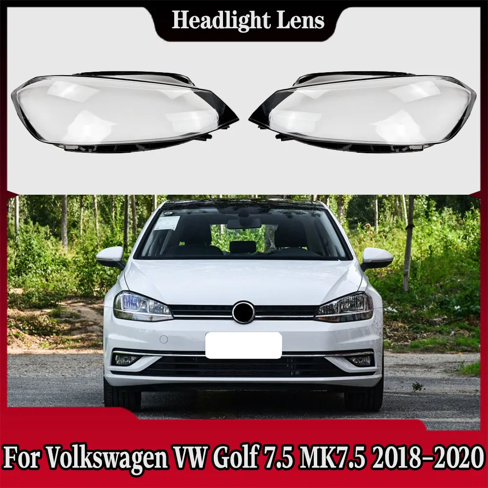 

Для Volkswagen VW Golf 7,5 MK7,5 GTI GTR 2018 2019 2020 крышка фары корпус линзы из плексигласа прозрачный абажур