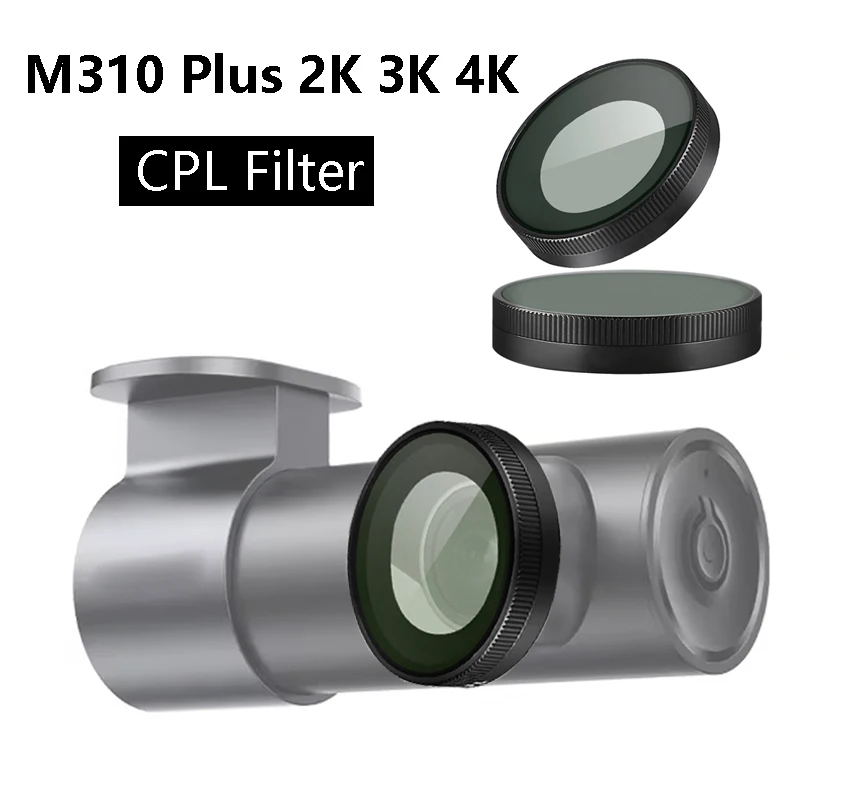 for 70mai Dash Cam M310 Plus 2k 3K 4K CPL filter Reduce Glare Reflect for 70mai Dash Cam M310 Plus CPL Filter