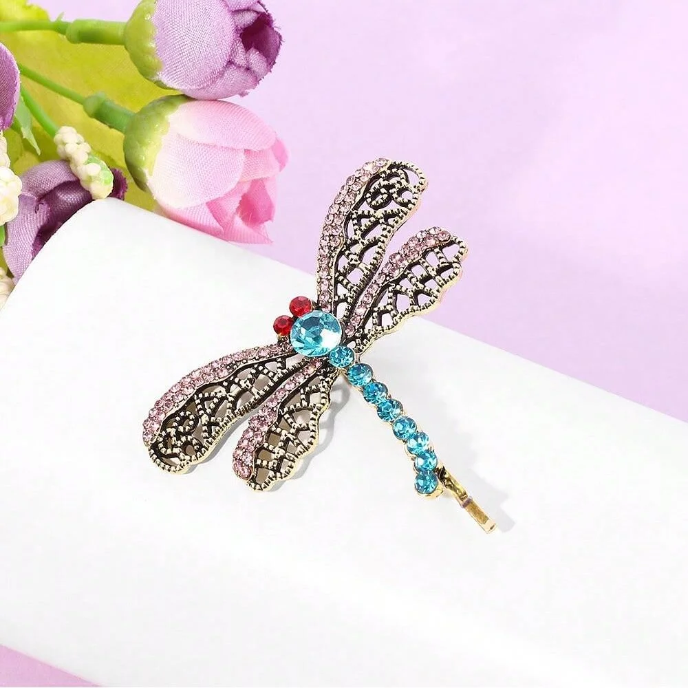 애니메이션 고스트 마더 브로치 잠자리 머리핀 사이드 클립 소녀 패션 헤어 액세서리 롤플레잉 쥬얼리 선물