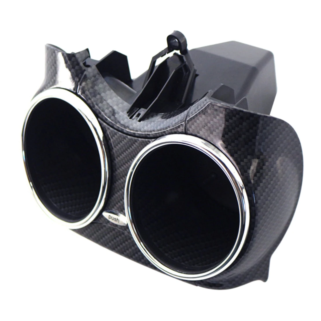 

2196800414 Dual Drink Cup Holder Bracket Fit for Mercedes Benz CLS500 CLS550 CLS55 CLS63 AMG Carbon Fiber Style Plastic