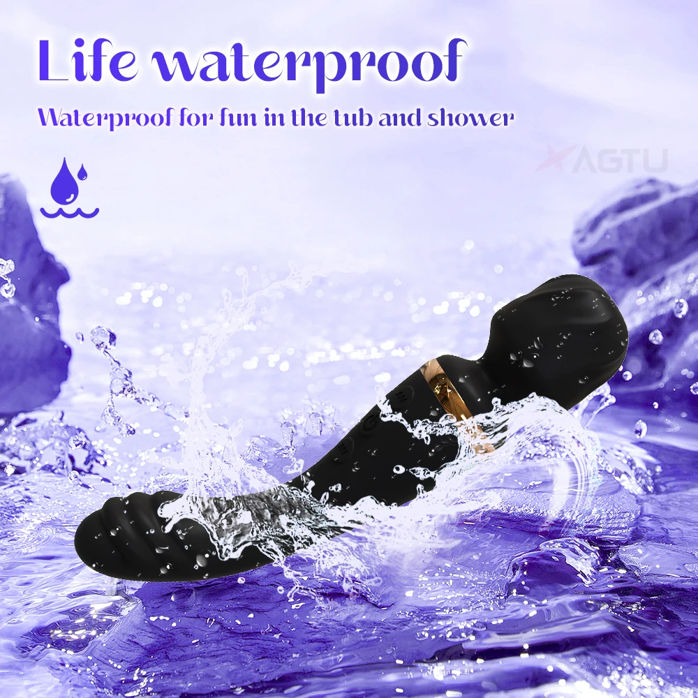 إيروس عصا الإناث النشوة الجنسية AV عصا الجيل الثاني التدفئة صدمة مزدوجة عصا تدليك الجنس لعب الكبار 18 +