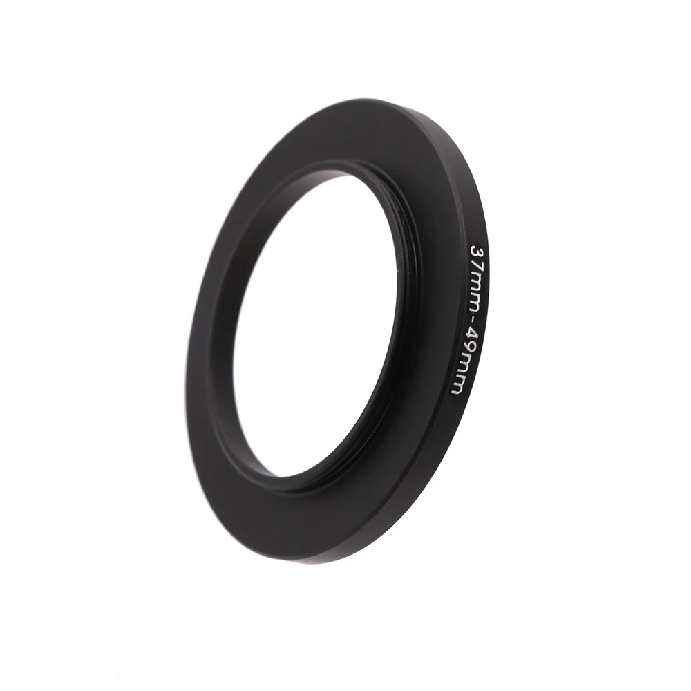 37-42mm,37-43mm,37-46mm,37-49mm,37-52mm,37-55mm,37-58mm,38-52mm Step Up Ring Filter Adapter Ring black