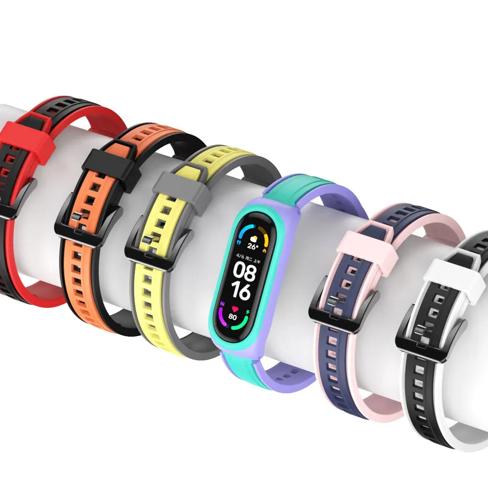 Dây Đeo Đồng Hồ Cho Xiaomi Mi Band 3 4 5 6 Đeo Tay Vòng Tay Dây Đeo Tay MiBand 3 4 Band5 Band6 đồng Hồ Thông Minh Smartwatch Phụ Kiện