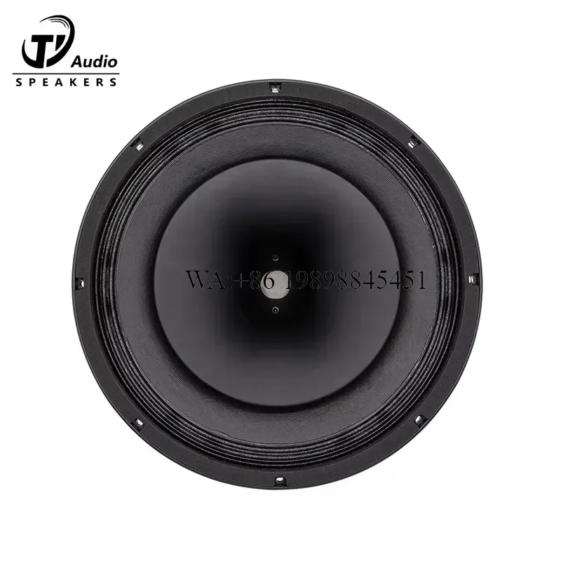 WMWMNU 15 Inch Coaxial Titanium Neodymium Speaker System with 800W/160W Power 42-18kHz Frequency Response for Professional