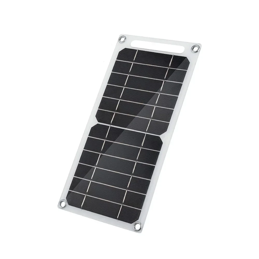 6W 5V Outdoor Solar Phone Waterproof Charging Board Flexible Solar Panel 6W Solar Charger Tablets Backpack Laptops Charging