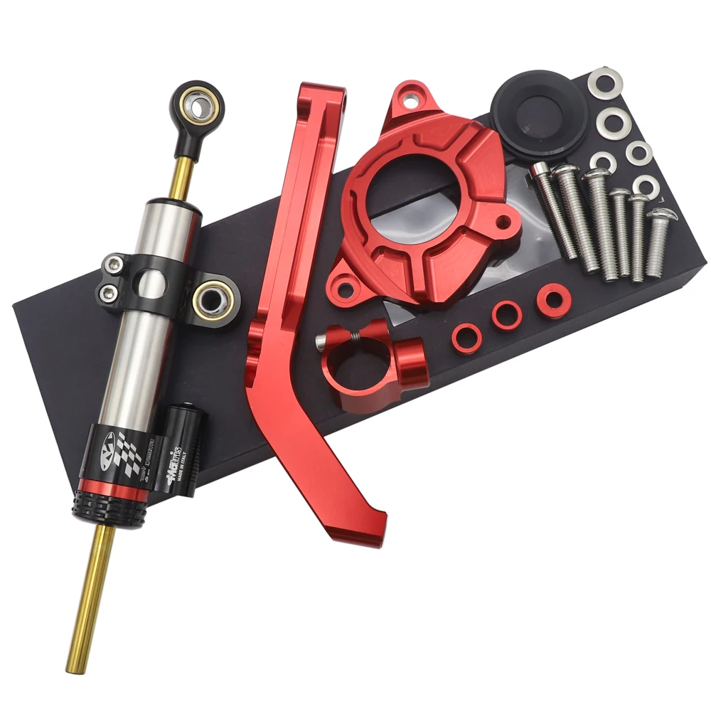 

Motorcycle Adjustable Damper Aluminum Steering Stabilizer Bracket Mount Kit For KAWASAKI Z1000 Z 1000 2014-2019 Moto Accessories