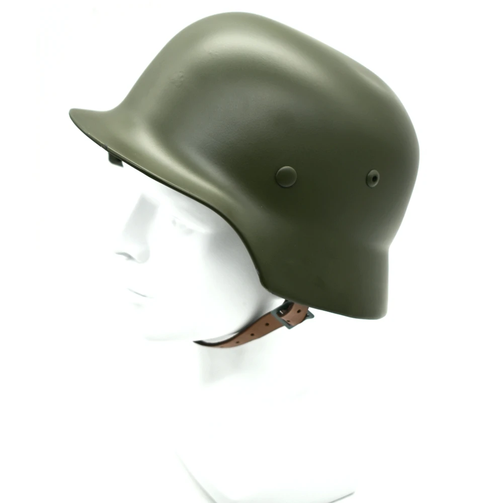 WW2 German M35 Steel Helmet Army Outdoor Activities Safety Helmet Steel Pot Luftwaffe Army Original Replica Paintball Sports