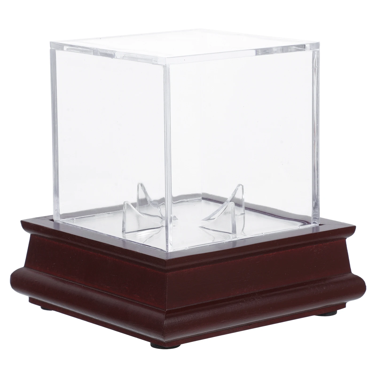 

Acrylic Ball Display Boxes Clear Baseball Cases Cube Stand Protective Holder For Sports Collectibles