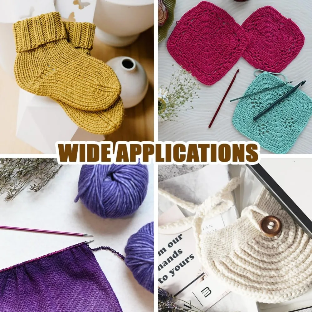 1 Pc Moth Board Spinning Control Card Occult Yarn WPI Guide Gauge with Clasp Wood Yarn Wrap Guide Board with Diz for Spinners