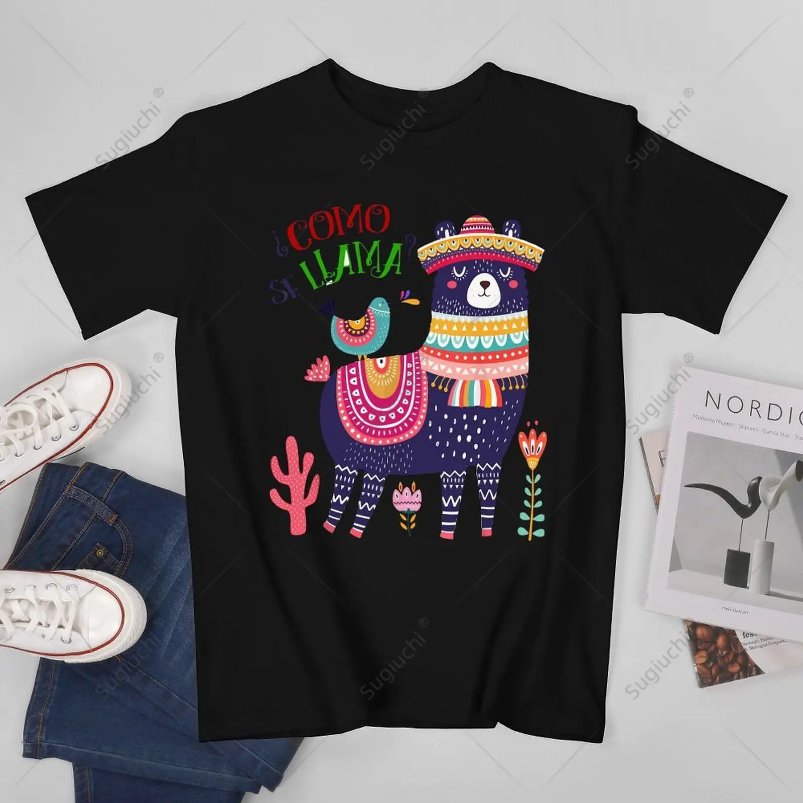 Unisex Men Cinco De Mayo Como Se Llama Mexico Funny Animal Tshirt Tees T Shirts Women Boys 100% Cotton T-Shirt