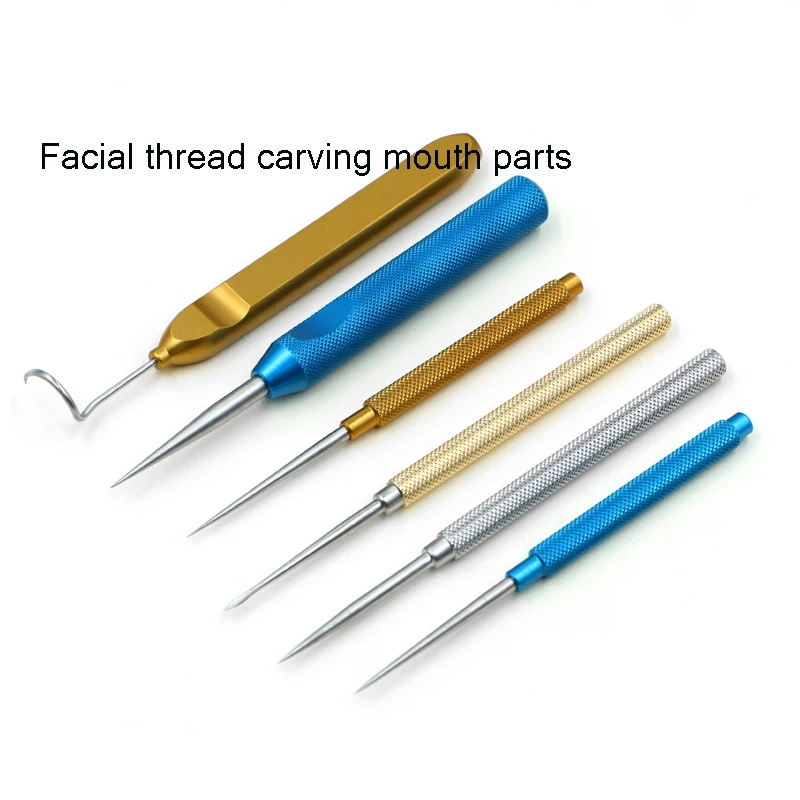 Cosmetic plastic thread carving tear Small v line face lift Large v line lift protein line instrument tool