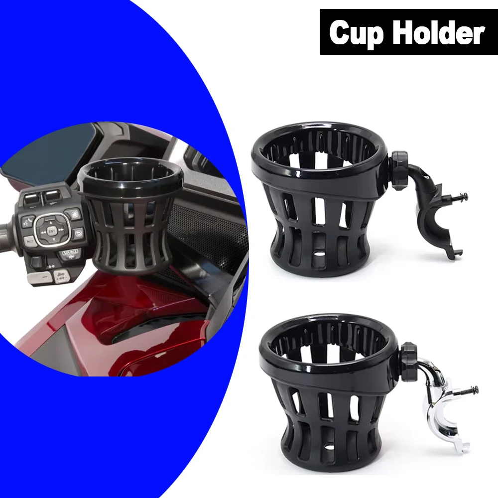

For Honda Gold Wing Goldwing GL1800 GL 1800 NEW Motorcycle Handlebar Bottle Cup Holder Passenger Drink Mounted