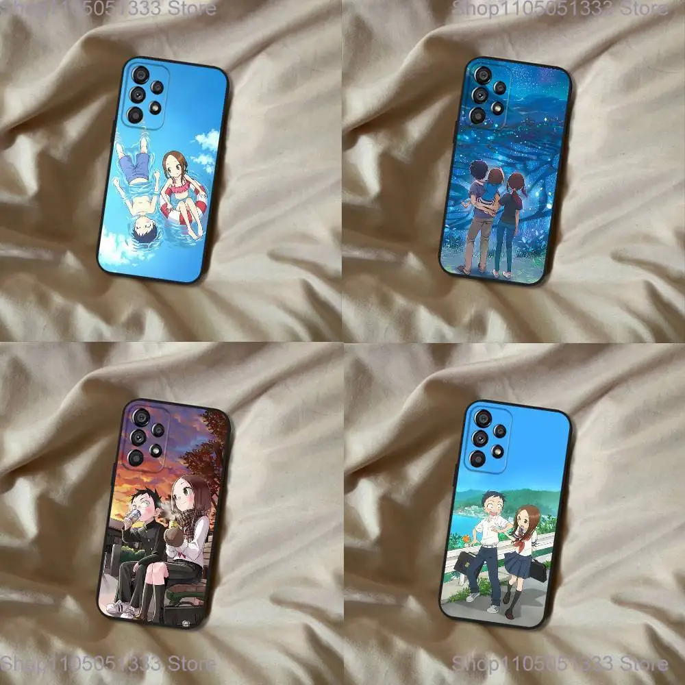 

Karakai Jozu NO Takagi SAN Phone Case For Samsung Galaxy A20,A21s,A22,A31,A32,A52,A53,A72,73,A80 Soft Black Cover
