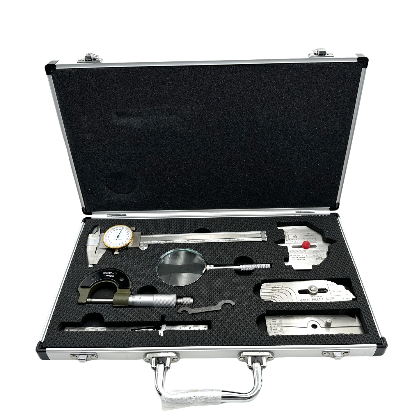 

Welding Gauge 7pieces Combined Suit Metric Welding Seam Measurement Tools Inspection Calipers Weld Measure Soldering Gage Ruler