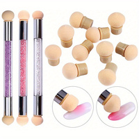 Sponge Heads Replacement Nails Art Gel Polish Color Gradient Brush Glitter Powder Dotting Pen For Manicure Accessories Tools