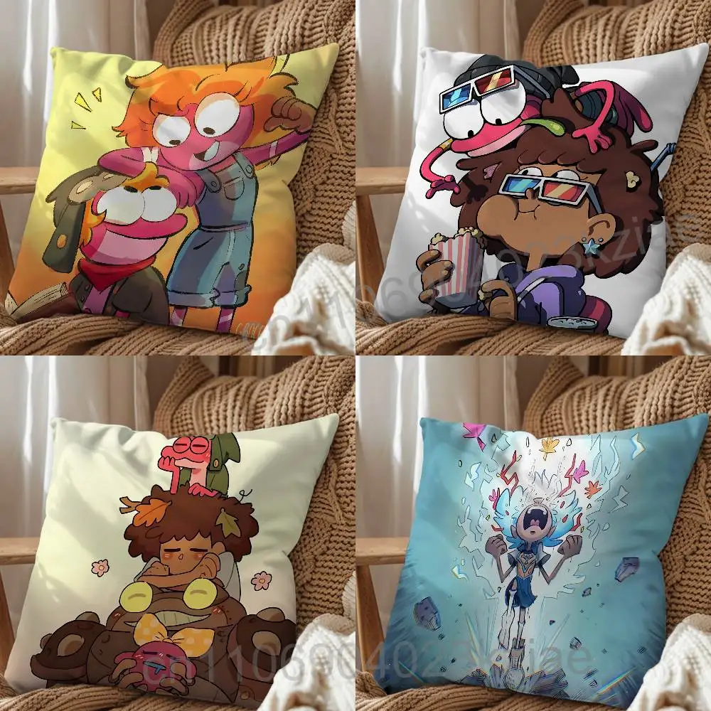 Anne Boonchuy Plantars Amphibia day gift Pillow Case Living Room Sofa Cushion Cover Suitable For Home Bedroom Room custom