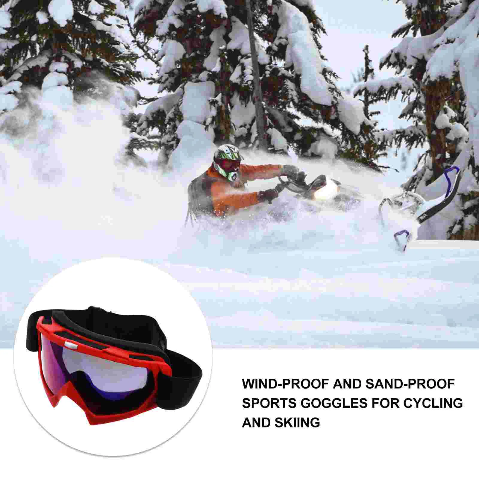 Outdoor Motorrad Brille Radfahren Brille Skifahren Brillen für Männer Frauen Skifahren Brille Ski Brille Sport Brillen