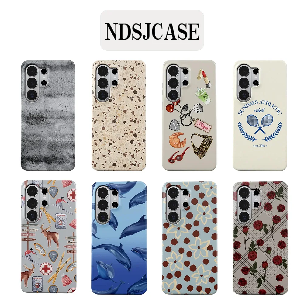 Luxury Clmj Concrete Jungle Phone Case for Samsung Galaxy S20 S23 S24 S25 S26 FE Plus Ultra Edge 4G 5G Double-layer Back Cover