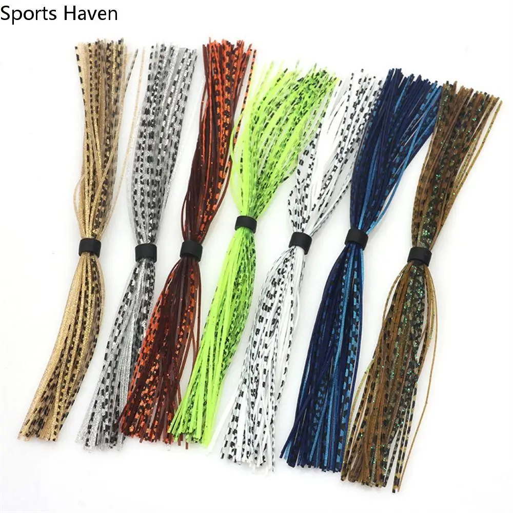 

1 Bundle Mixed Color Baitfish Silicone Skirts Fly Tying Material Fishing Accessories