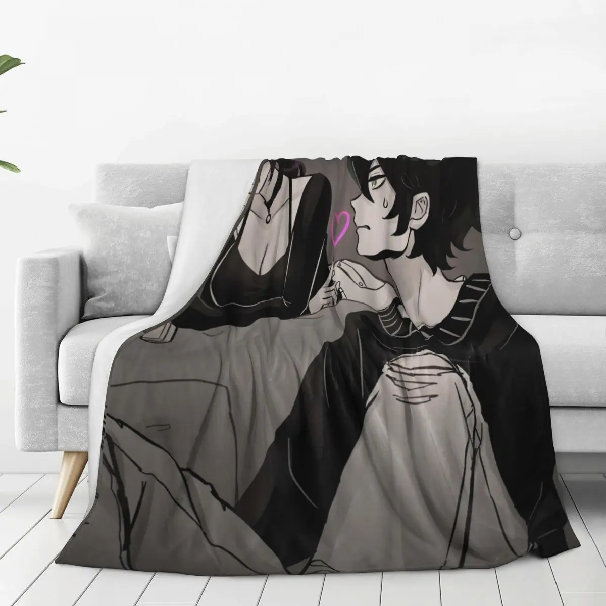 Ashley And Andrew The Coffin Of Andy And Leyley Blanket Flannel Multi-function Sofa Throw Blankets For Couch Bedding Outdoor