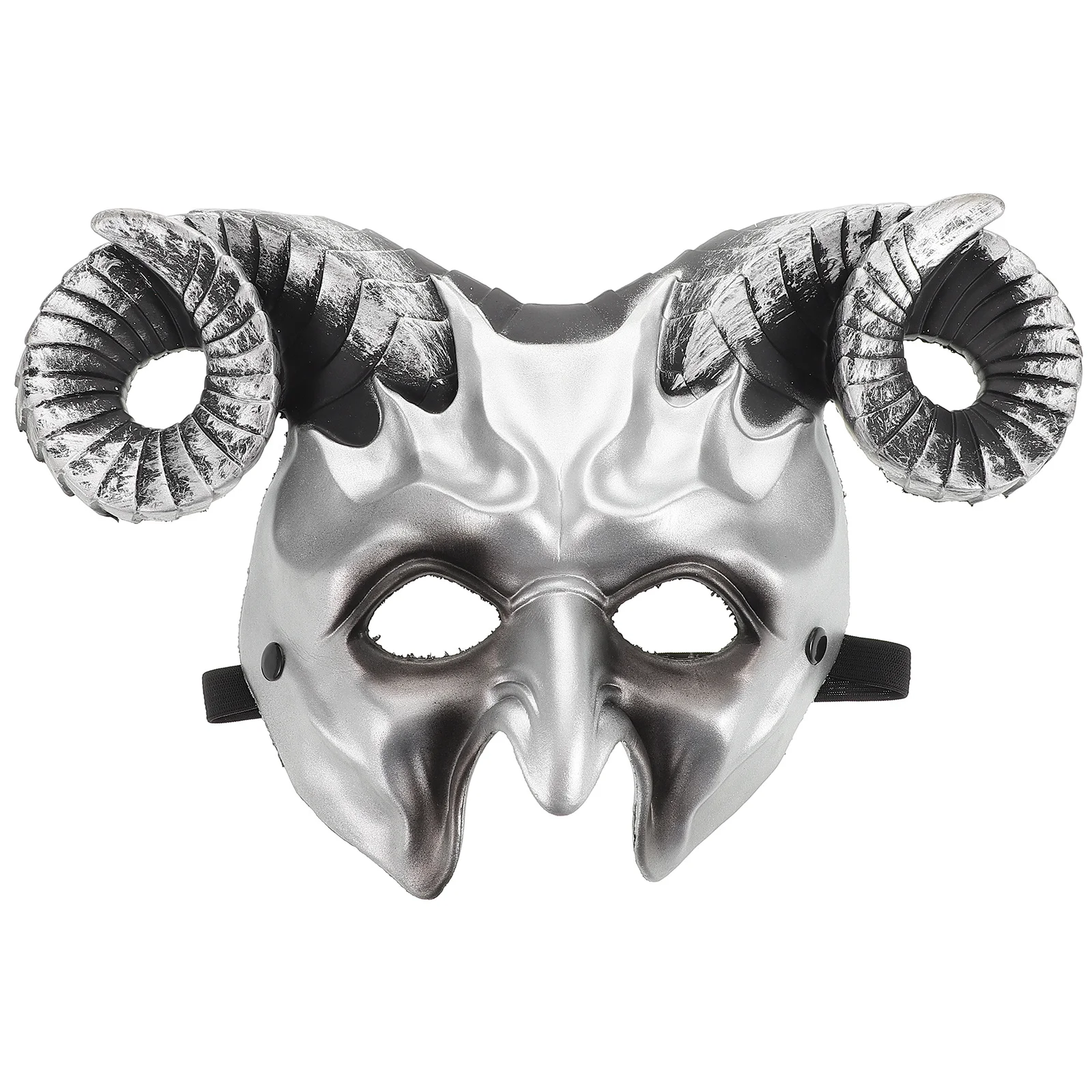 

Ox Horn Shape Furry Texture Realistic Design Pu Material For Halloween Party Cosplay Festival Wear Unisex