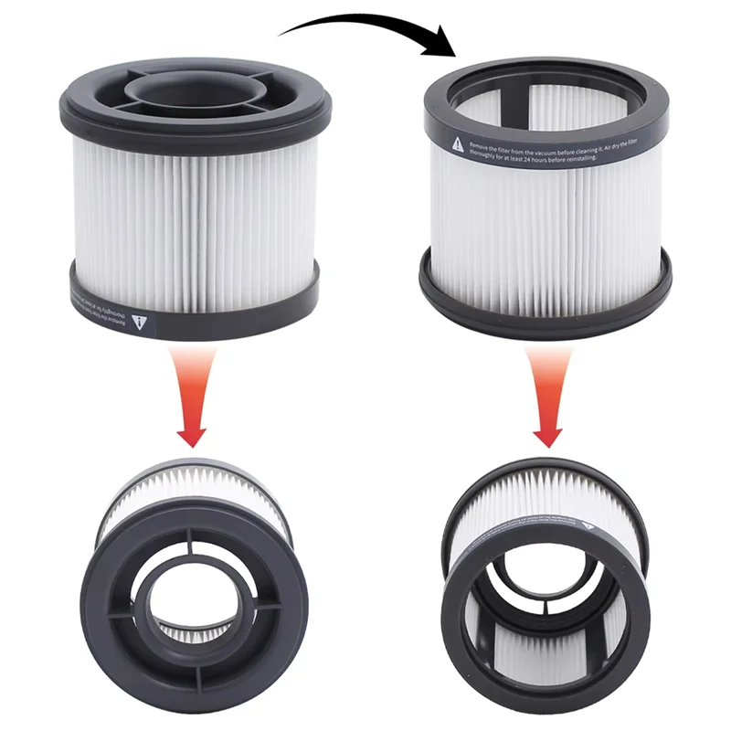 ABBK-Accessories For Dreame P10/ P10 Pro Z10 Station HEPA Filter Replacement For Dreame P10 For Enhanced Cleaning Efficiency