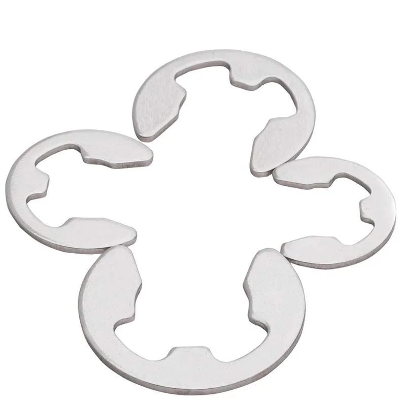304 Stainless Steel Split Retainer Ring Stainless Steel E Clip Circlip Retaining Ring Washer Size φ1.2mm / φ1.5mm / φ2mm - φ