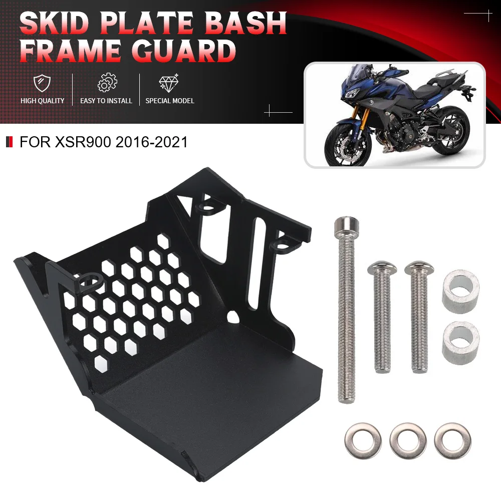 

For Yamaha XSR900 XSR 900 XSR-900 2016-2021 Motorcycle Accessories CNC Skid Plate Bash Frame Guard Under Engine Protection Cover