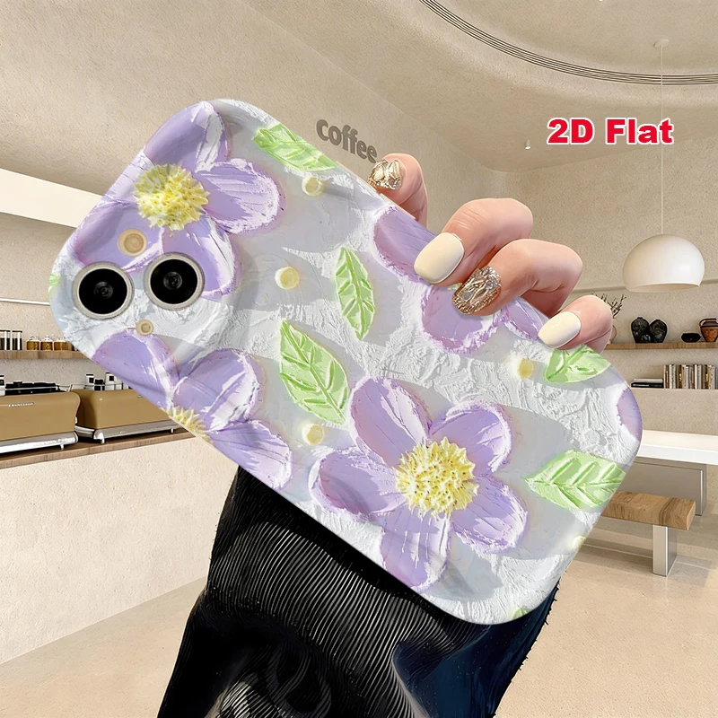 2D Flat Soft Silicone Phone Case For iPhone 17 Pro Max 16 18 Pro 13 11 15 14 Plus 12 17 16E 17Promax Shockproof Transparent Funda Cover