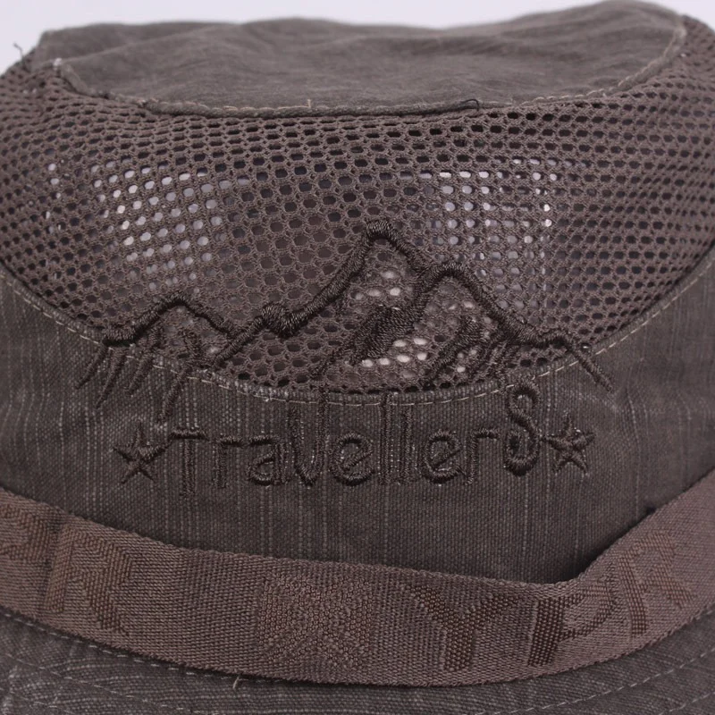 Casquette d'été en maille respirante pour hommes et femmes, chapeau rétro, 100% coton, chapeau E27, ander, pêche dans la jungle, nouveauté, casquette de plage pour papa