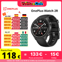 OnePlus Watch 2R Global Version 1.43” AMOLED Display Snapdragon W5 Gen 1 Dual Frequency GPS Enhanced Sports Tracking Smartwatch