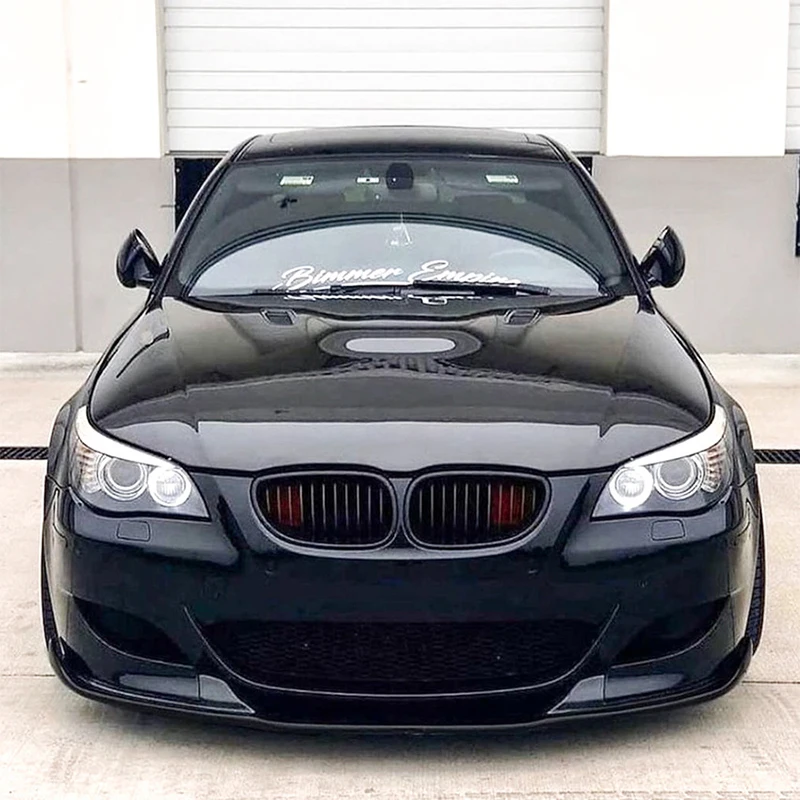 

Front Bumper Lip Spoiler Diffuser Splitters Aprons Cover Trim For BMW M-Sport E60 E61 525i 528i 530i 535i 540i 550i 2005-2010