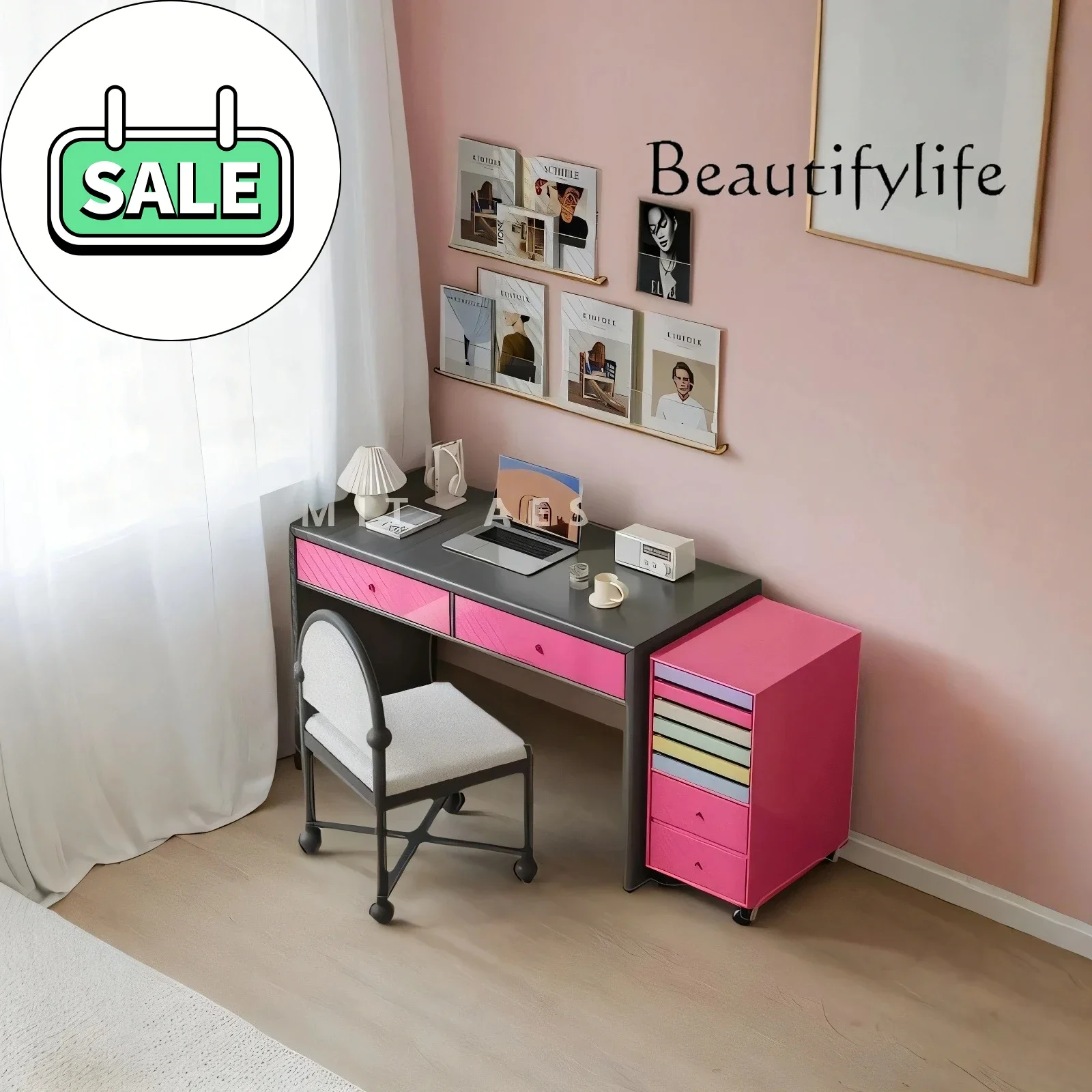 XR Makeup Table Color Desk, Dresser, Chest, Integrated With Drawers, Bedroom, Household