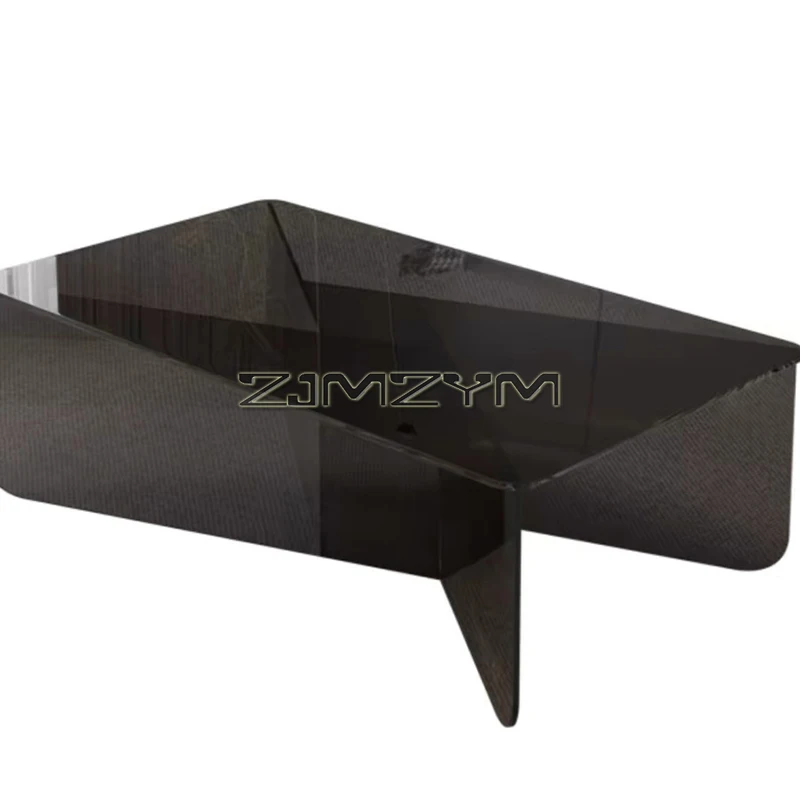 

Coffee Table Acrylic Tea Sofa Table for Living Room Clear Modern Center Table for Small Spaces, 60x40x35cm, 80x40x35cm