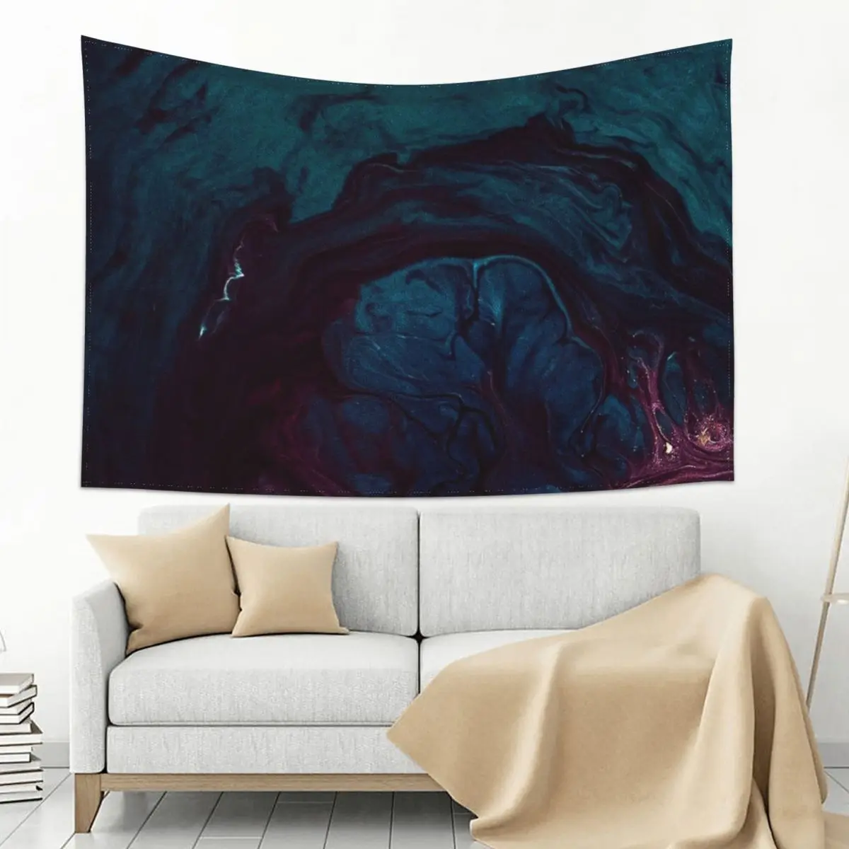 

Something darker in us Tapestry Bedroom Decor Korean Room Decor Wall Hanging Wall Tapestry