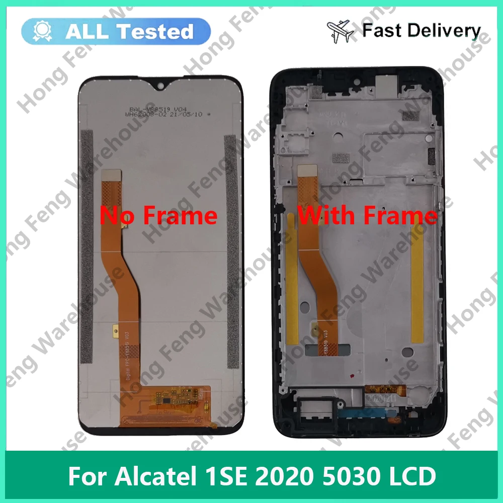 

6.22" For Alcatel 1 SE 1SE 2020 LCD Alcatel OT5030 5030 5030U 5030D 5030F With Frame LCD Display Touch Screen Digitizer Assembly