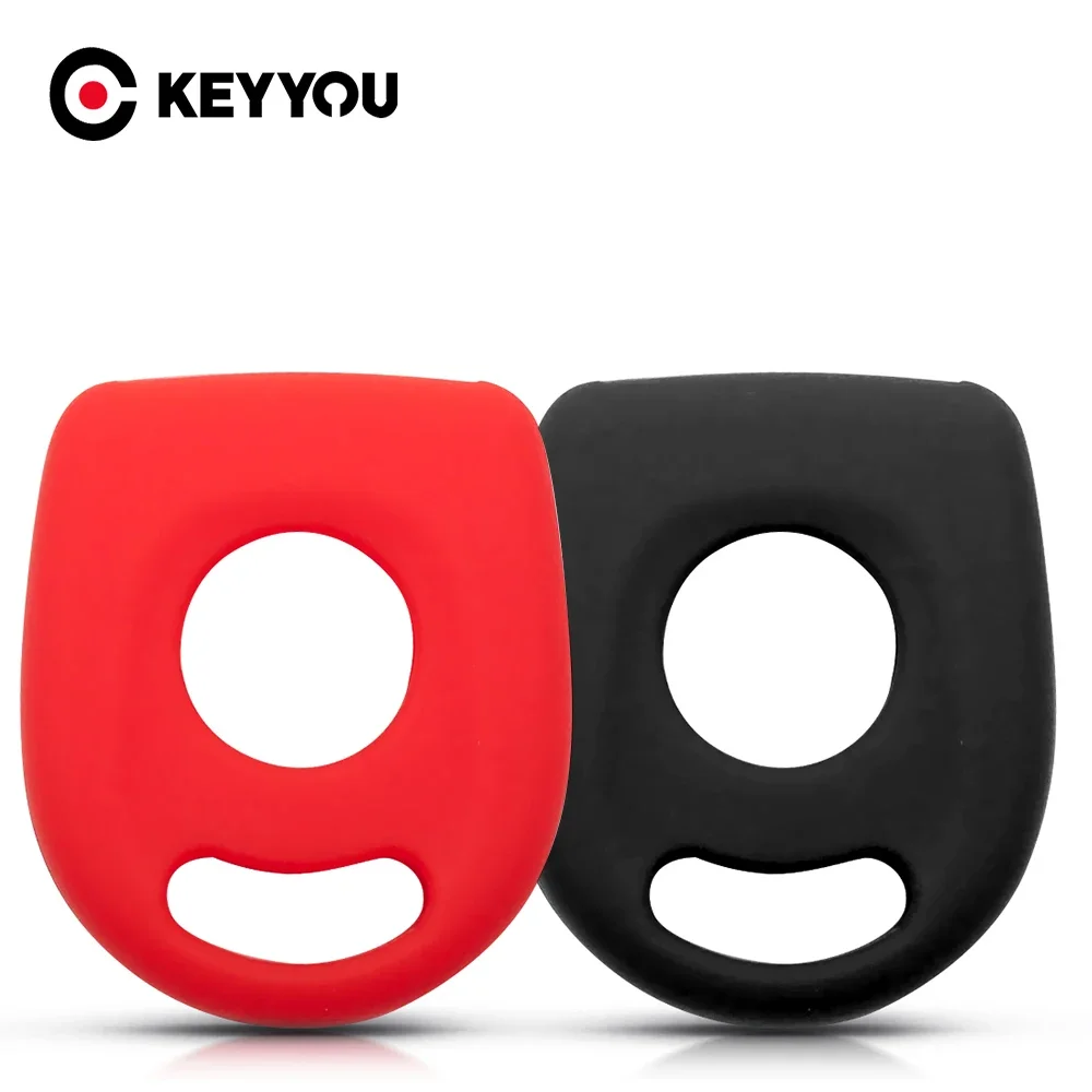 KEYYOU Silicone Transponder Key Case Cover For Volkswagen VW Passat Golf GTI Beetle Polo For SEAT Ibiza Leon For SKODA Octavia