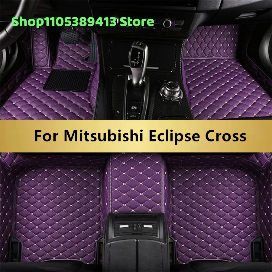 

Custom Car Floor Mats For Mitsubishi Eclipse Cross 2024 2023 2022 2021 2020 2019 Car Mat Accessories Auto Mats Carpets Leather
