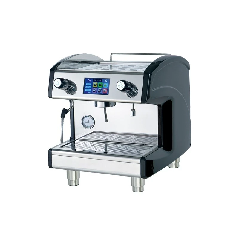 

Коммерческая кофемашина итальянского производства, полуавтоматическая, с двумя группами заварочных блоков, высоконапорная машина для приготовления молочной пены.