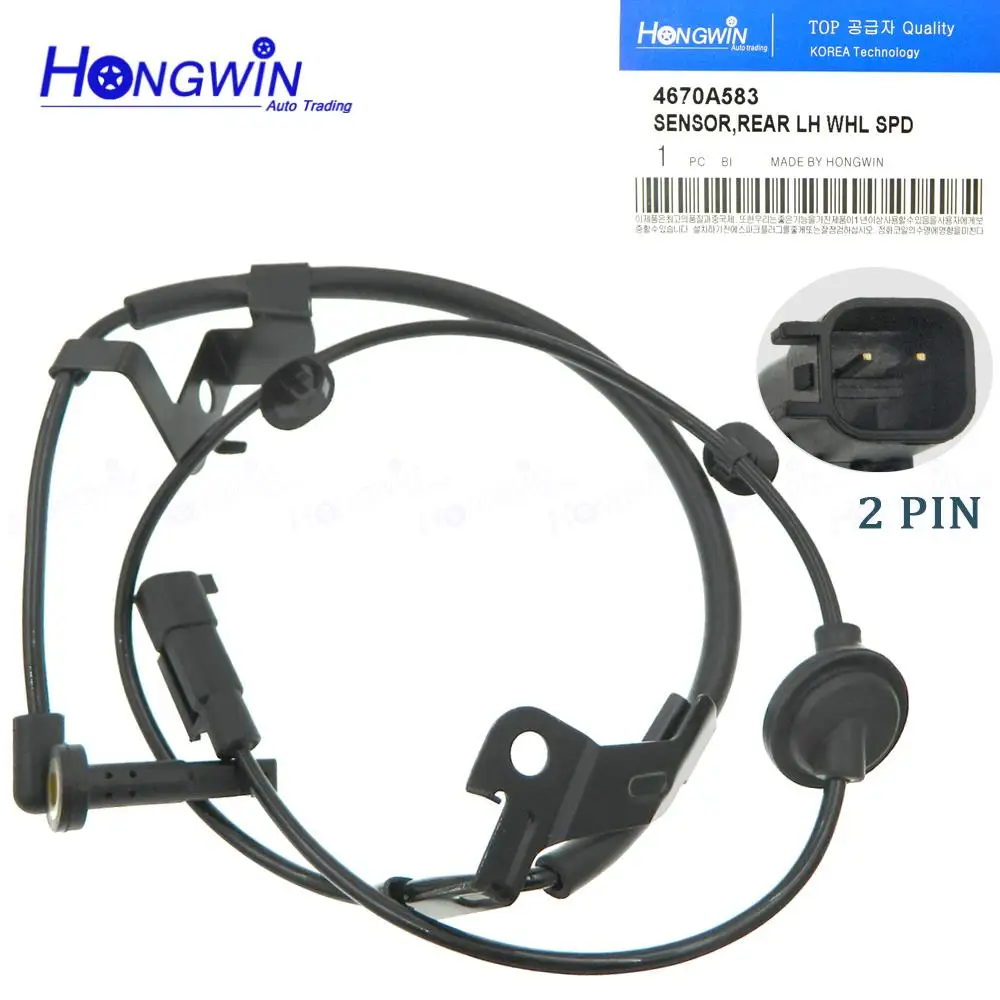 4670A583 New Rear Left  ABS Wheel Speed Sensor For Mitsubishi Lancer Outlander 2007-2012 4670-A583 4670A157 5S11165 SU12617