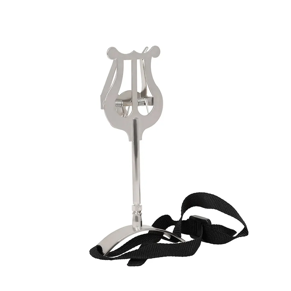 

1pc Portable Score Stand Silver Durable Sheet Music Holder For Practice Performance Instrument Music Rack Accessory
