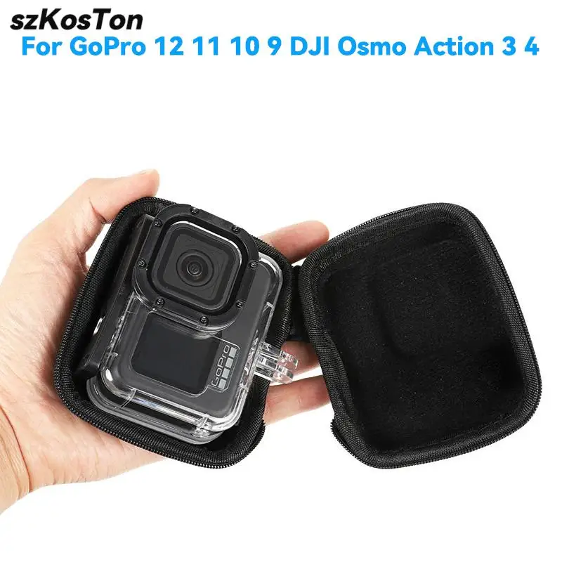 

Storage Bag Case for GoPro Hero 12 11 10 9 8 DJI Osmo Action 3 4 Portable Mini Box Compact Protective Go Pro Accessories