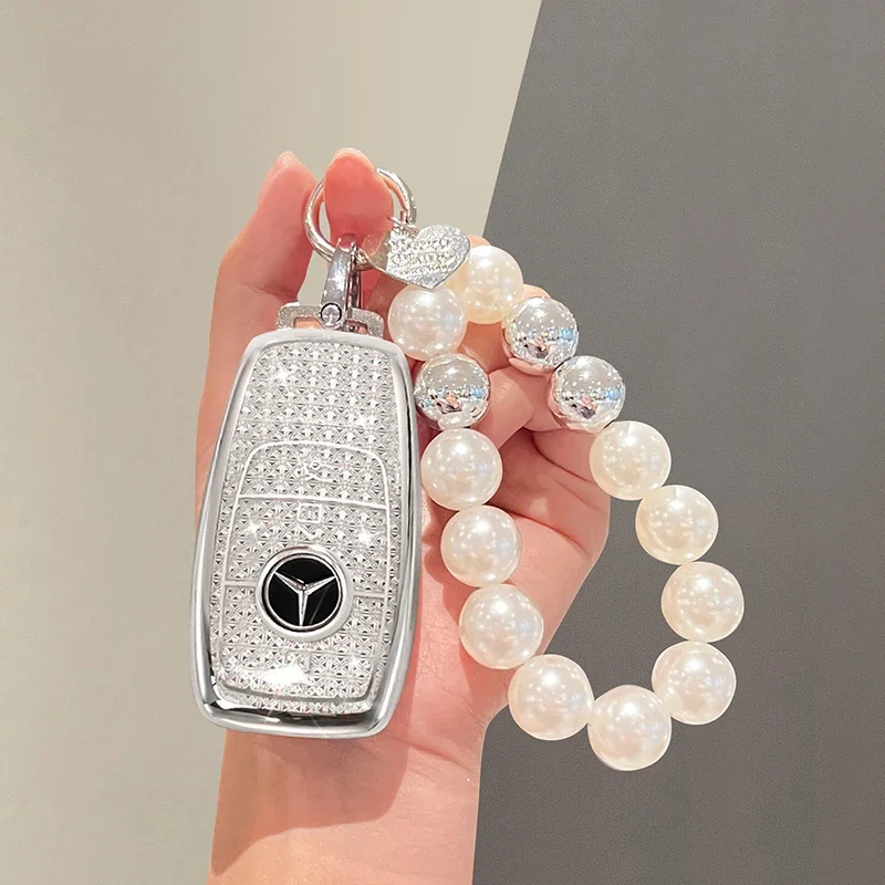 For Mercedes Benz keycase C E A B S Class GLE GLA GLB GLC GLS AMG W176 177 203 204 205 211 212 213 222 X167 chain shell car keys