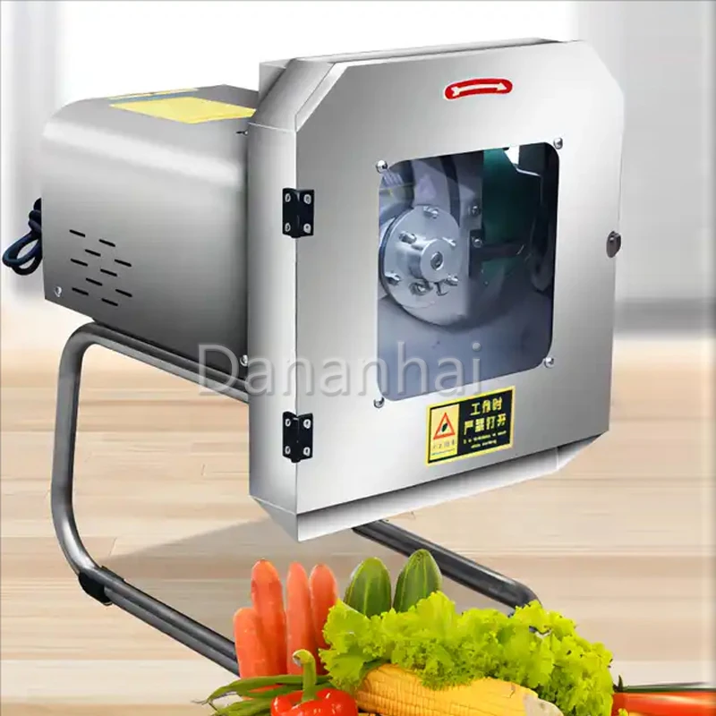 Dual Speed Cnc Vegetable Cutter Desktop Small Commercial Leek And Green Vegetable Shredder