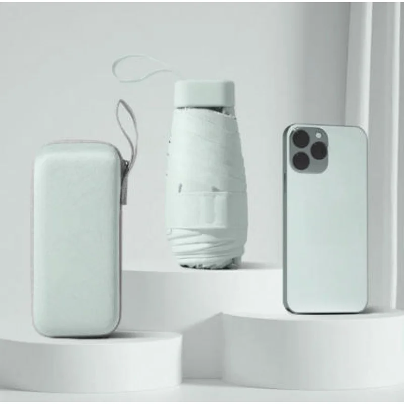 Pocket Mini Capsule Umbrella Dual-use Rainproof Sunshade UV Protection Portable Outdoor Travel Parasol Umbrella