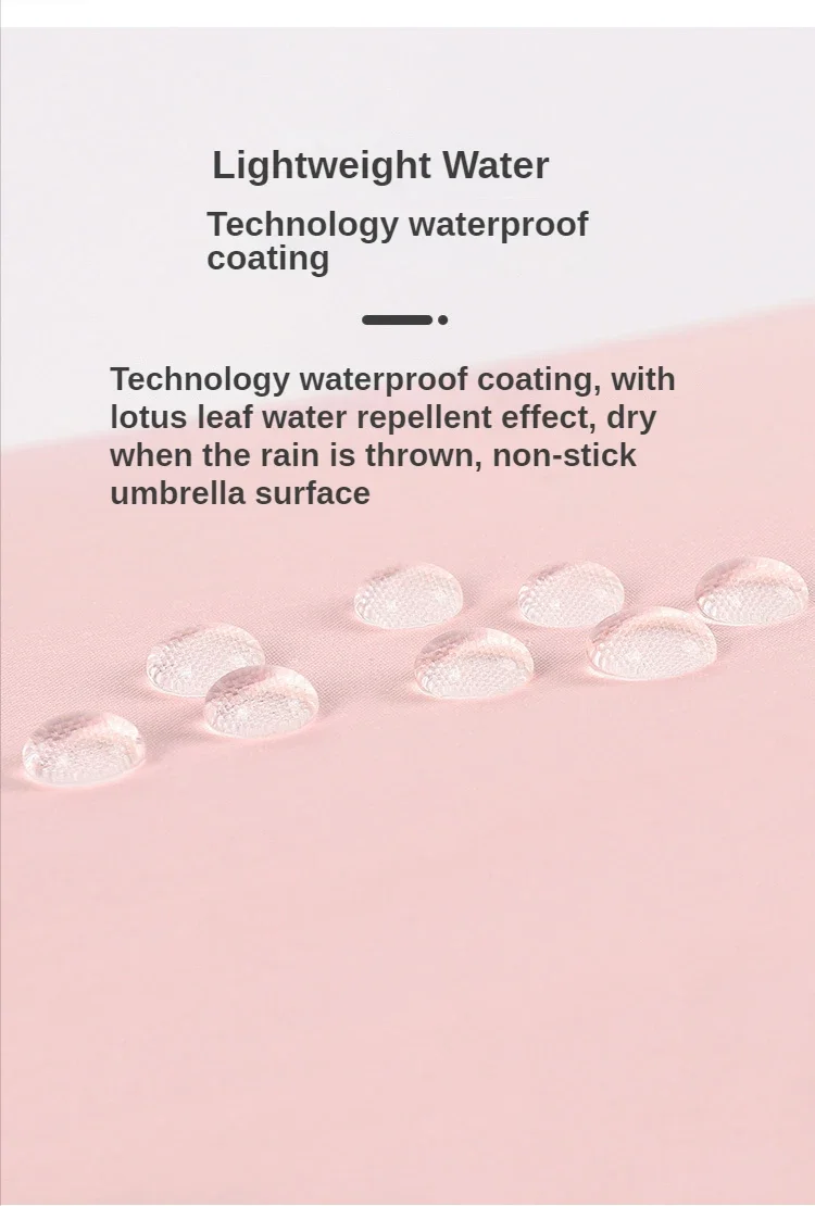 Paraguas Plano y Ligero para Mujer, Sombrilla Plegable, de Tamaño Pequeño, Parasol Fácil de Almacenar, para Sol y Lluvia